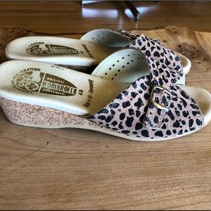Worishofer slide sandal leopard - 40